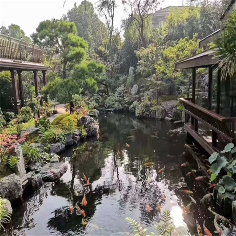 金华庭院假山鱼池样式